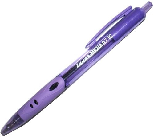 Pero kuličkové Luxor Micra, 0,7 mm, fialové
