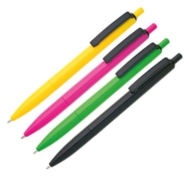 Pero kuličkové Rosa, plastové, 0,7 mm, mix barev