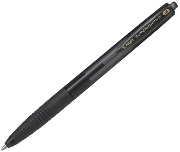 Pero kuličkové Pilot SuperGrip-G, 0,27 mm, černé