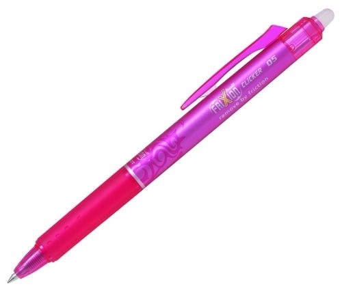 Pilot Kuličkové pero Pilot 2062 Frixion Clicker 0,5, růžové