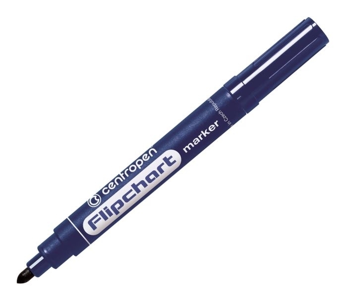 Značkovač Centropen 8550 na flipchart, modrý